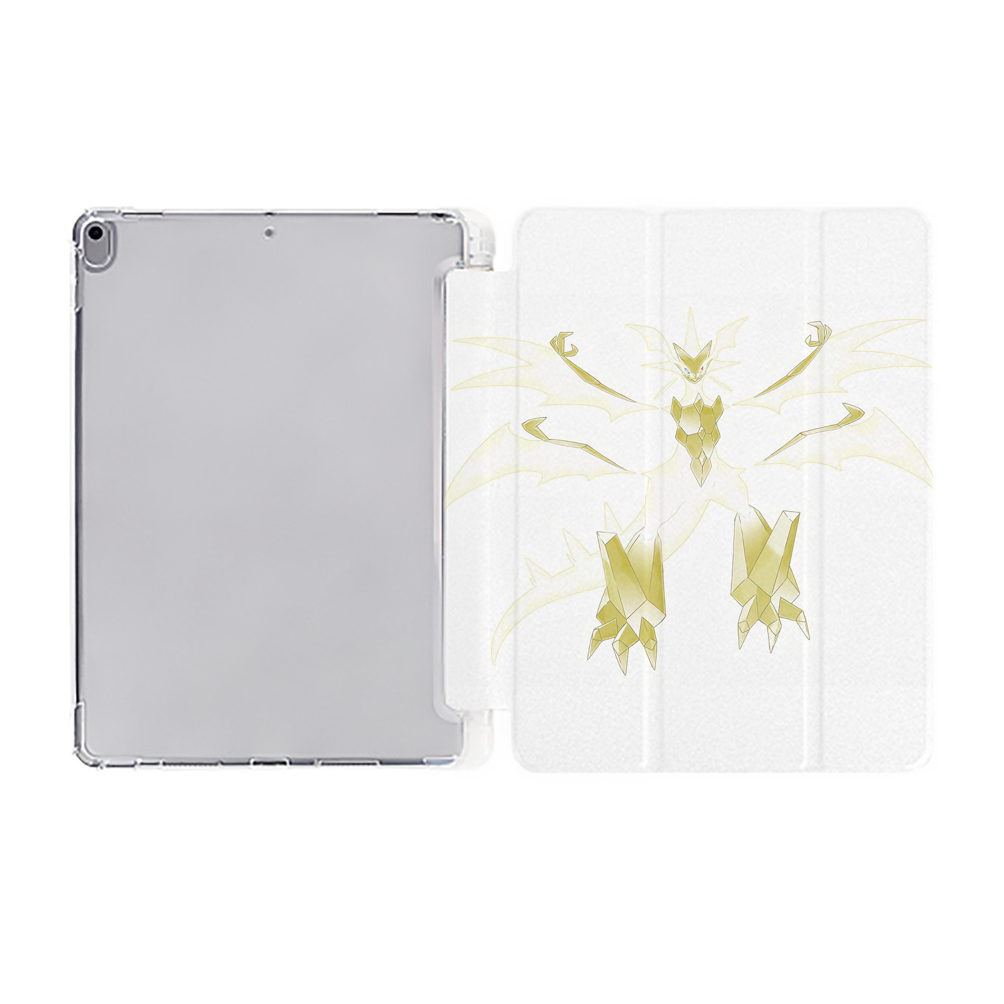 （画像用） ポケットモンスター Pokémon IPad ケース ペン収納付き 三つ折りスタンド PUレザー×シリコン 対応機種9.5/10.5/10.9インチ